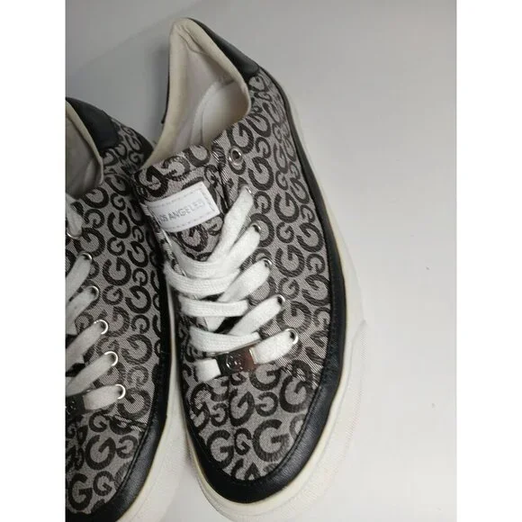 GBG GUESS Women's Signature Brown Blue Sneakers Low Top Lace Up 7.5 GGMEEKIE - Picture 3 of 7